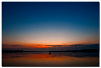 Fishing Early, Sunrise over the Tonle-Sap Lake, Siem Reap, Cambodialy