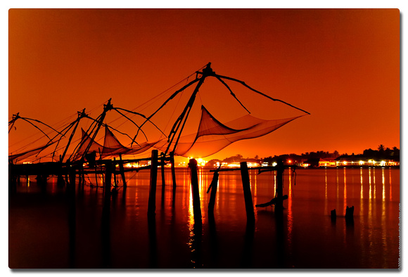 Chinese Fishing Nets, Cochin, Kerala, India